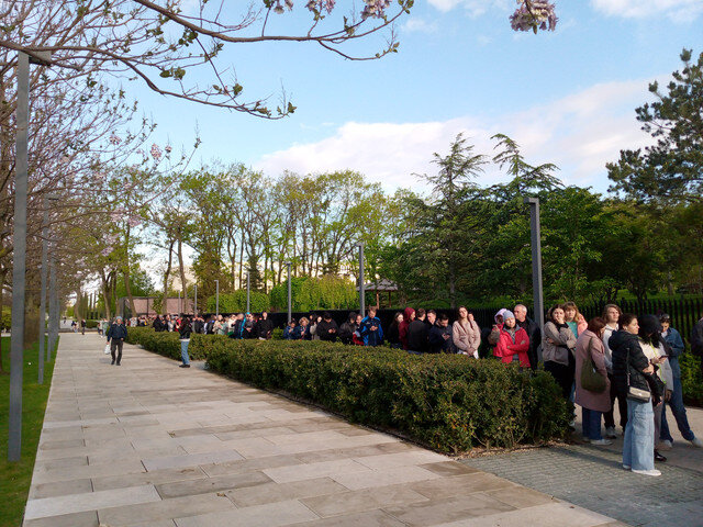 Во сколько же встали все эти люди? И спали ли вообще? Фото автора