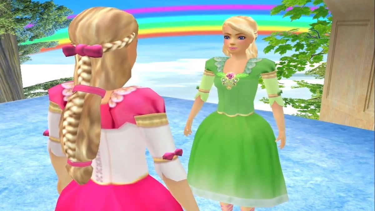 Барби и 12 принцесс игра