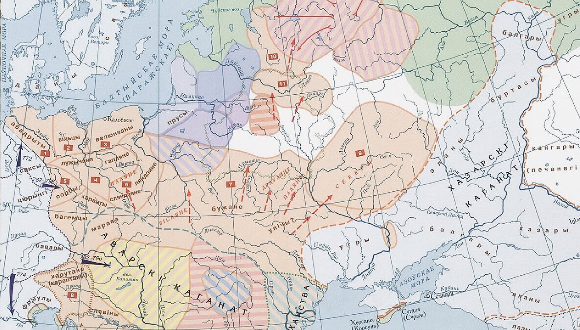 Согласно схеме старыми районами хуторского расселения являлись территории прибалтики и