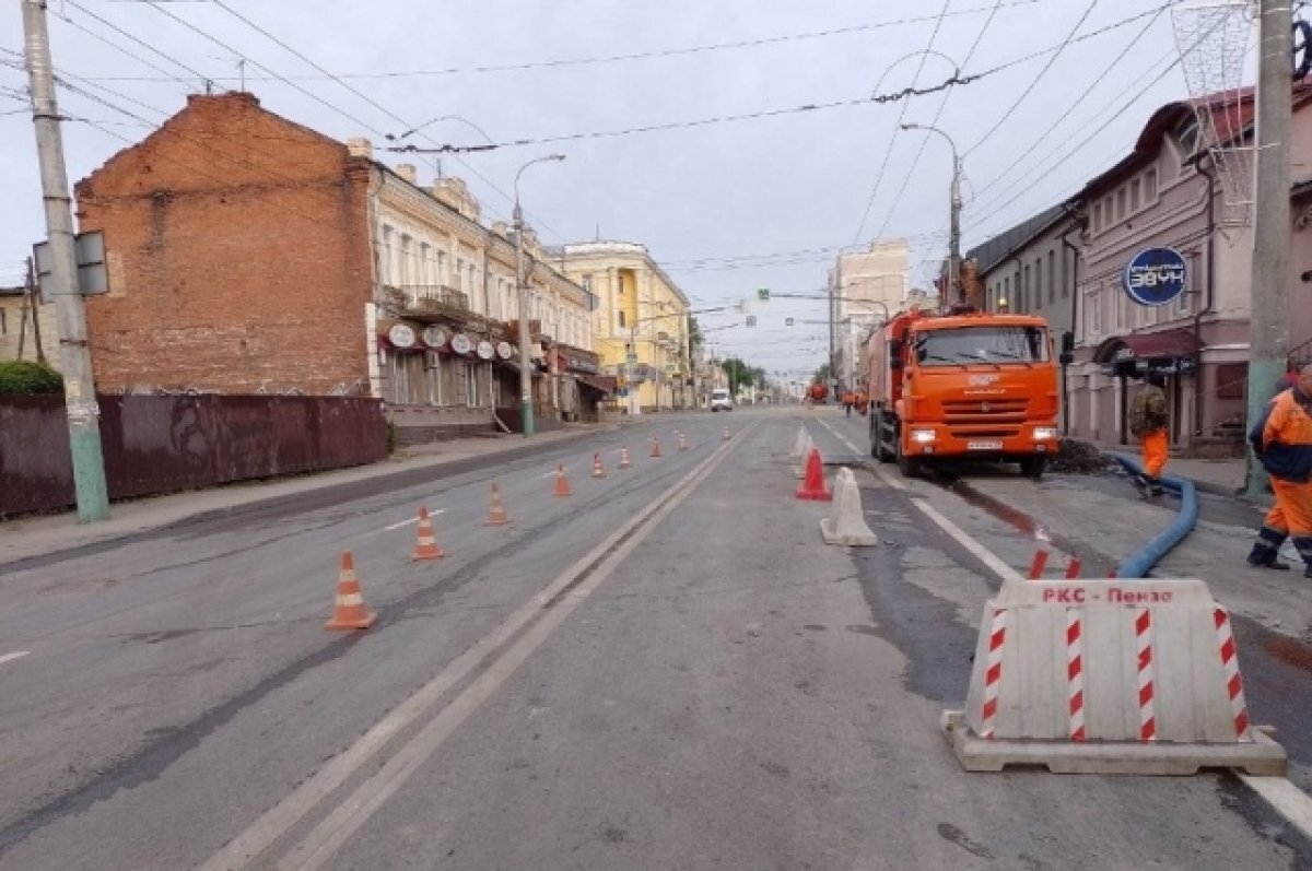    Улицу Суворова в Пензе открыли для транспорта