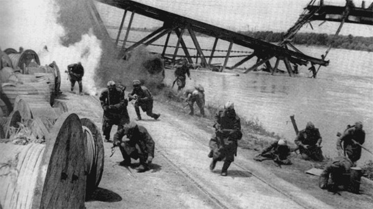 Бой у моста через Дунай, апрель 1945 года