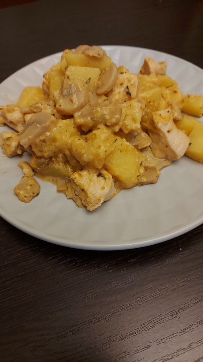 Жаркое с грибами ПП