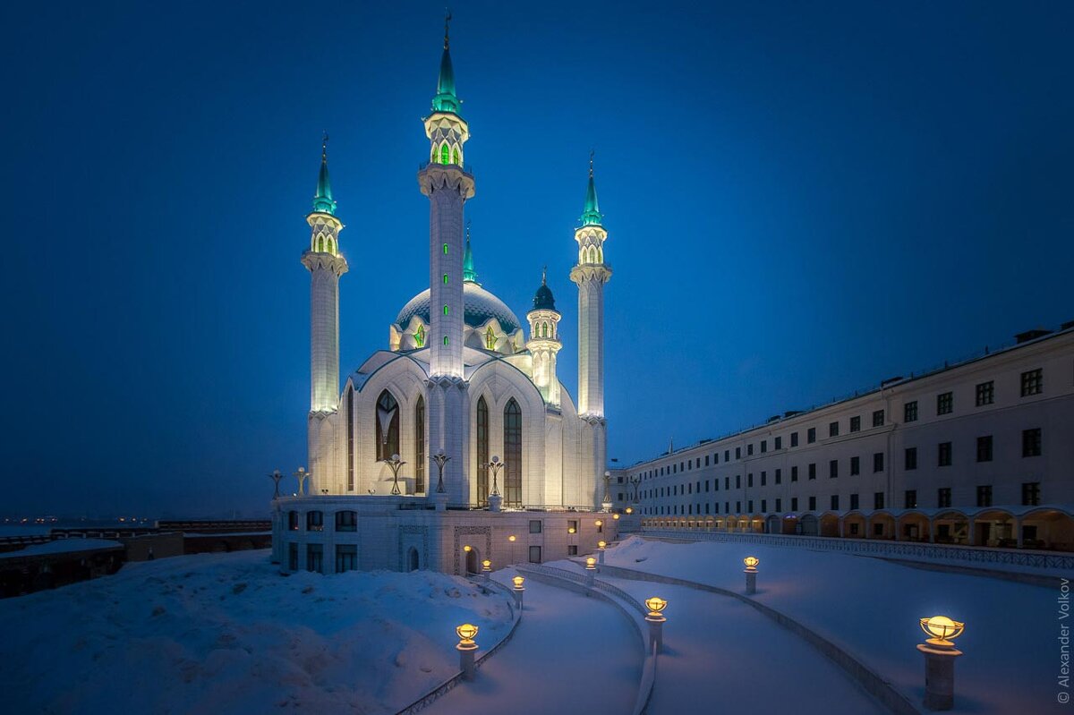 Казань кул Шариф вечером