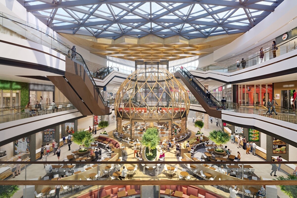 Фудкорт Павелецкой плазы