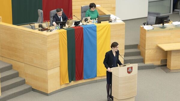    © Photo : Lietuvos Respublikos Seimas / Ilona Šilenkova