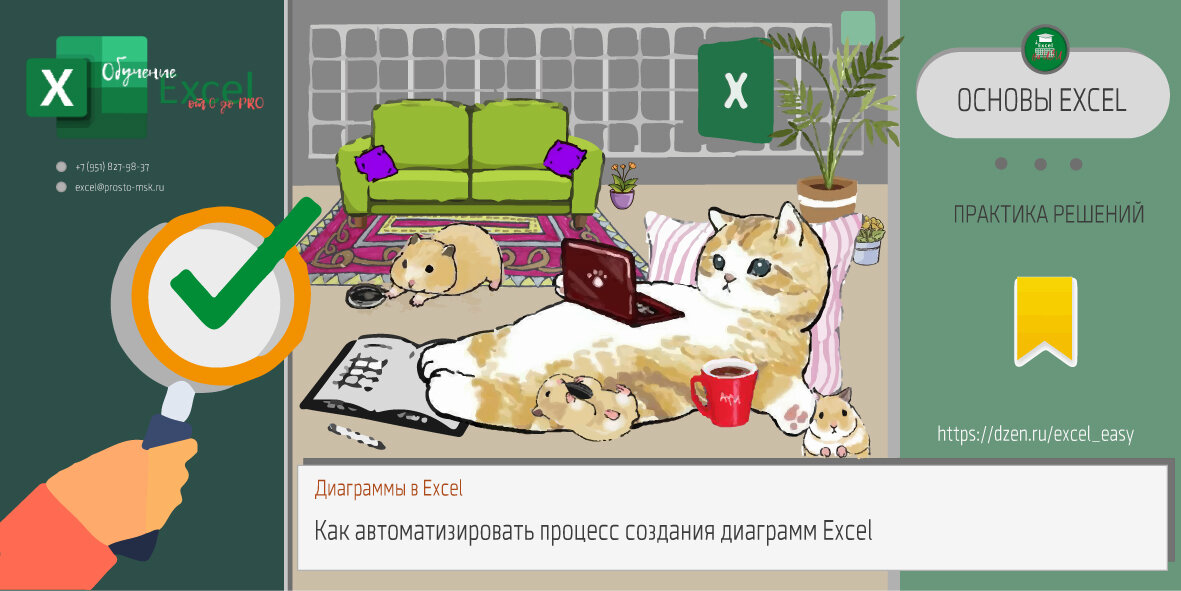 Как автоматизировать процесс создания диаграмм Excel