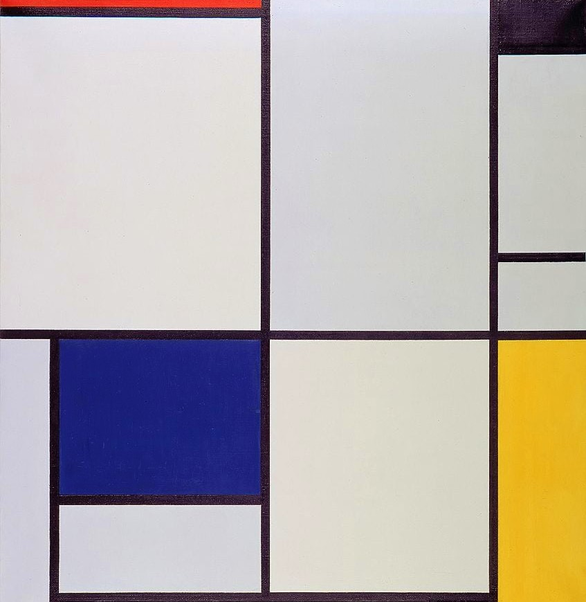 Картина Пита Мондриана "Таблица"