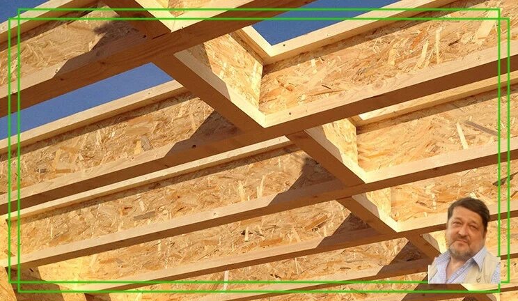 Двутавровые деревянные балки. Источник фото: https://clck.ru/fT8Yt