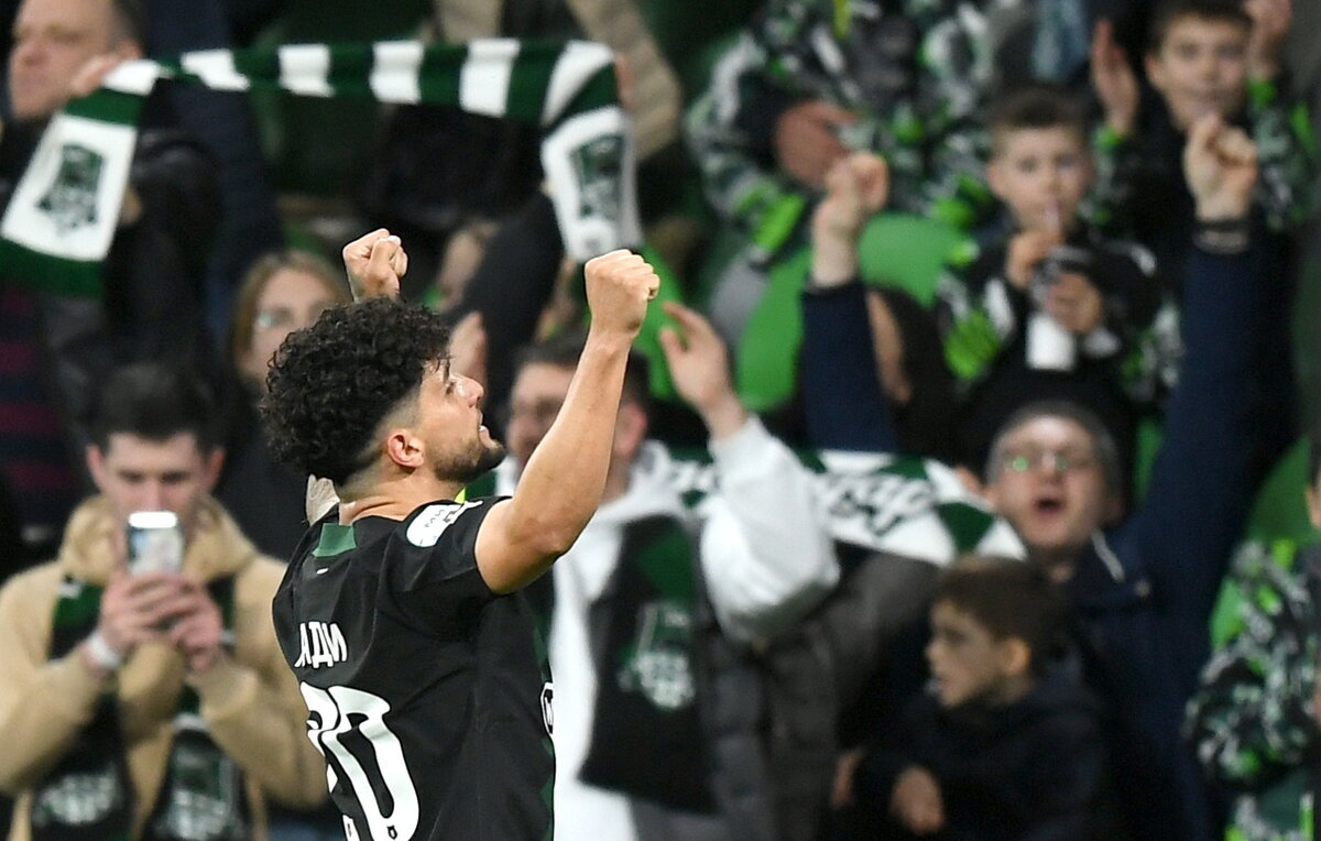    Полузащитник "Краснодара" Кади Боржес   Степан Ноздрев/ТАСС