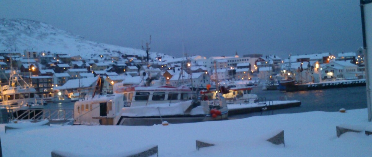 Норвегия, мыс Нордкап Хоннингсвог, фото из личного архива