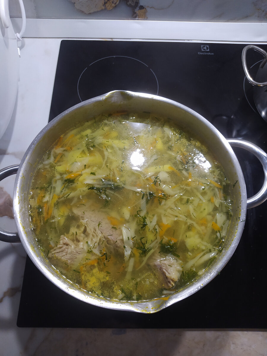 Щи с говядиной 