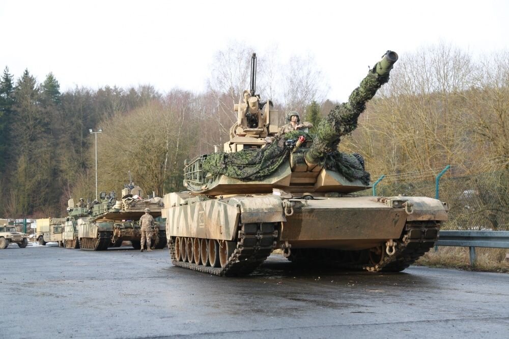    Танки Аbrams M1A1 © soldiersmediacenter/Global Look Press