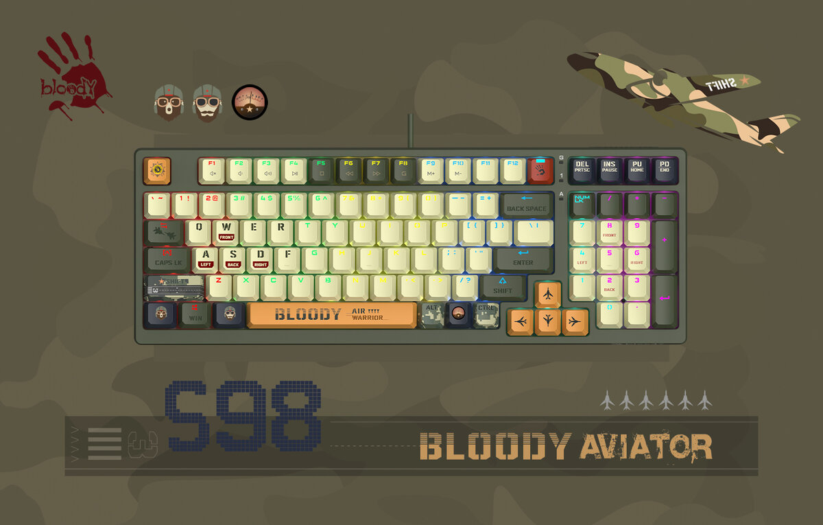 Торжество функциональности и стиля: Новая игровая клавиатура Bloody S98 ...