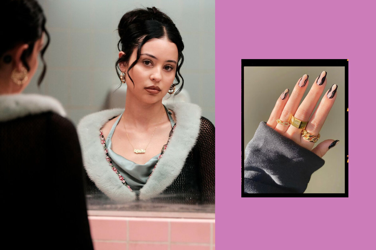     Песочные часы: повторяем модный маникюр из сериала "Эйфория" дома