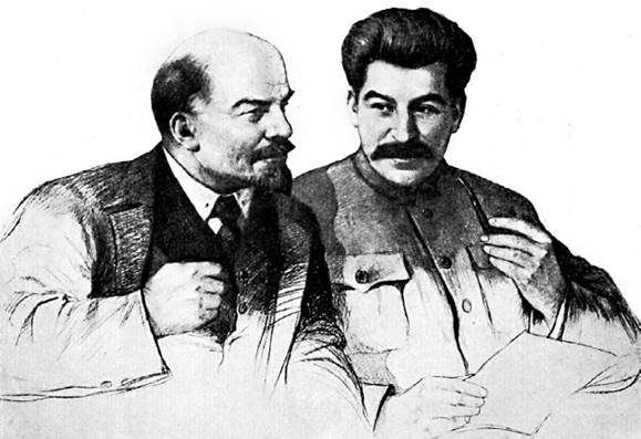 В. Ленин и И. Сталин фото из ria.ru