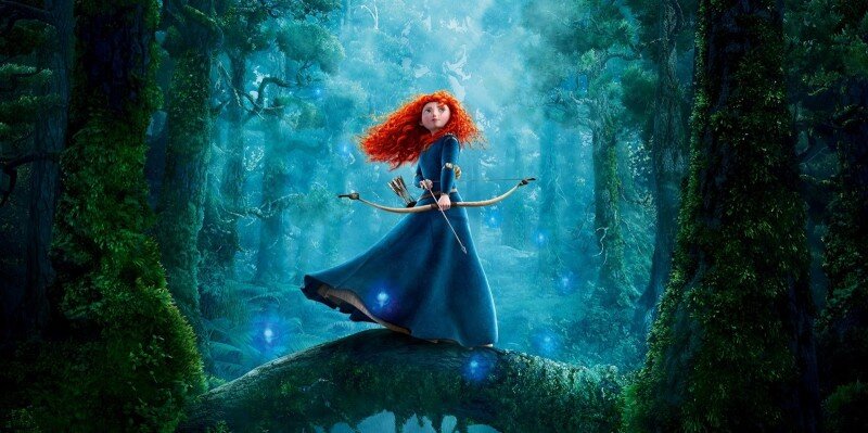 Кадр из мультфильма «Храбрая сердцем», реж. Марк Эндрюс, Бренда Чепмен, Стив Пёрселл