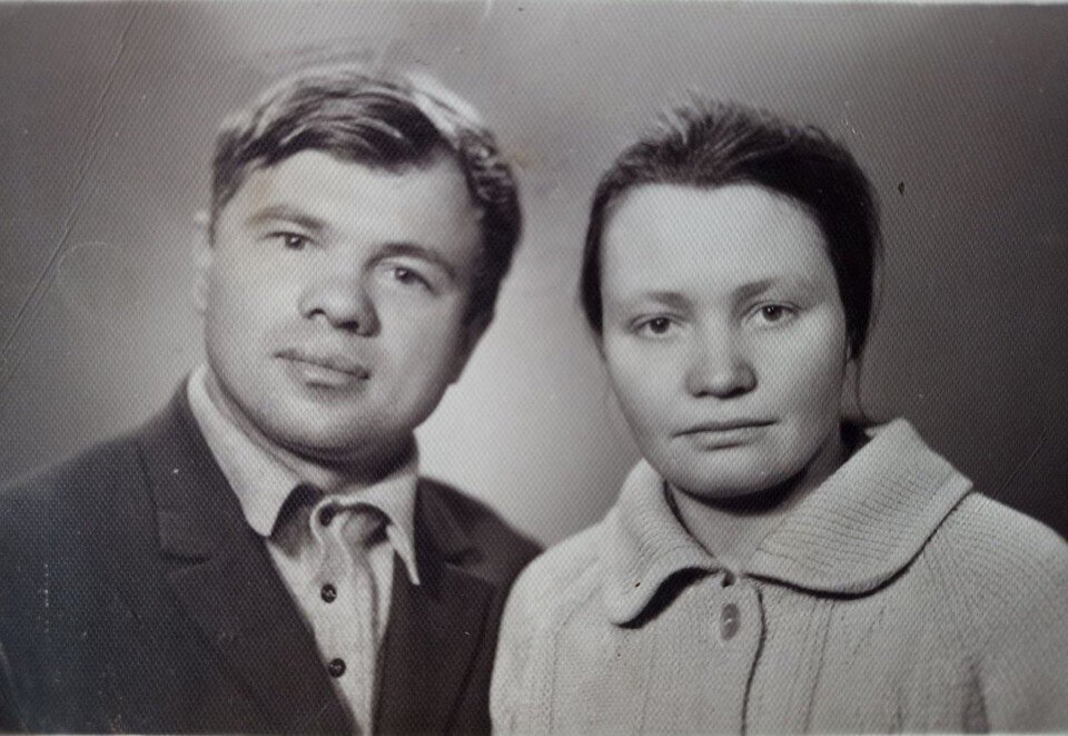     Супруги Вороновы. 1960-е годы.  семейный архив.