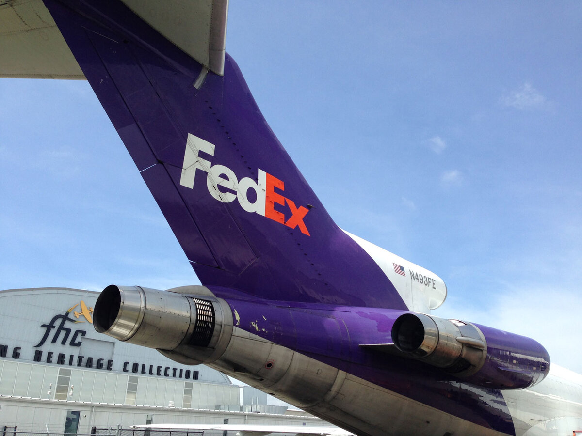 Boeing 727-200 FedEx с комплектом hush-kit