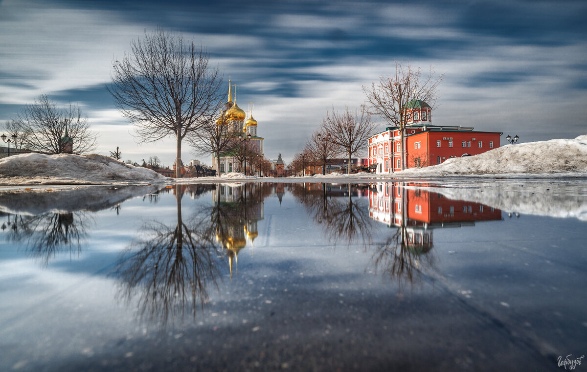 Ранняя Весна пейзаж Финляндия