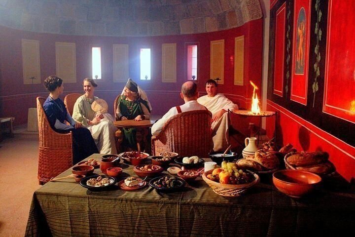 Трапеза в Древнем Риме