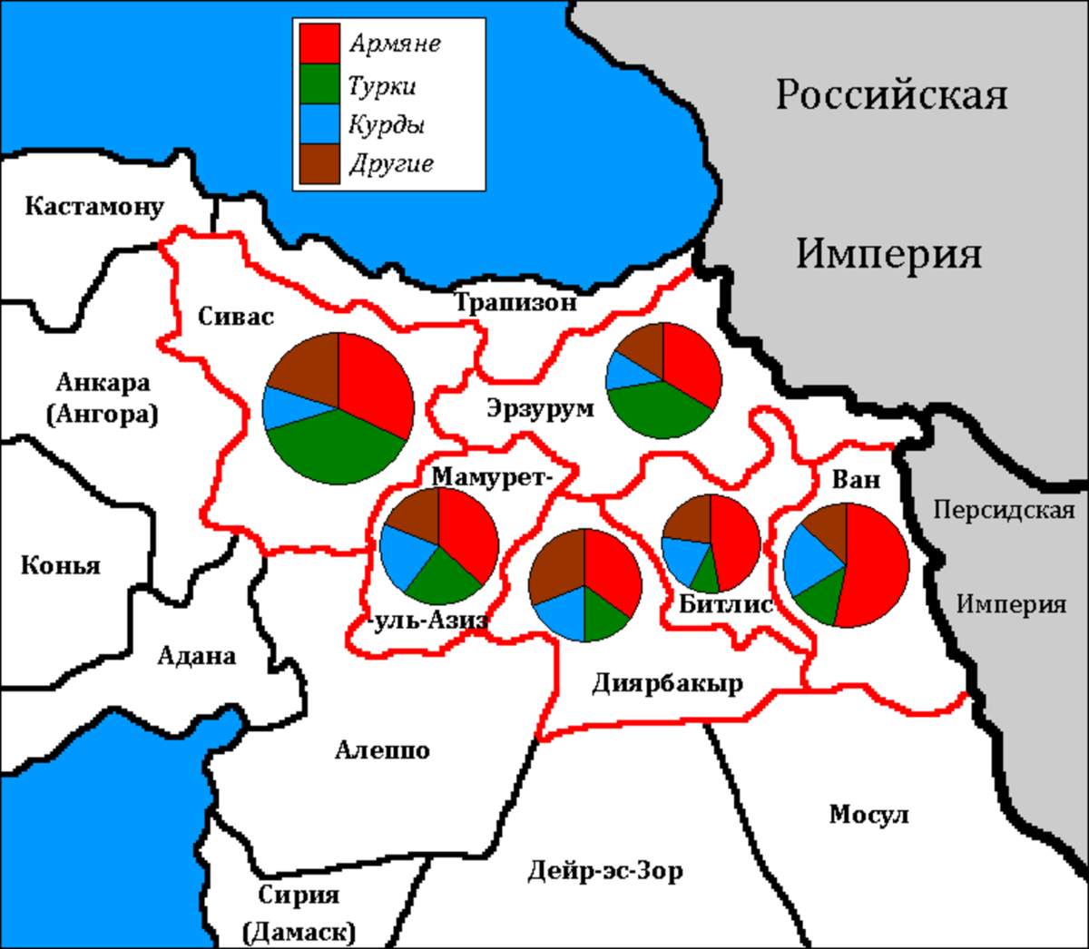 Карта армении по годам