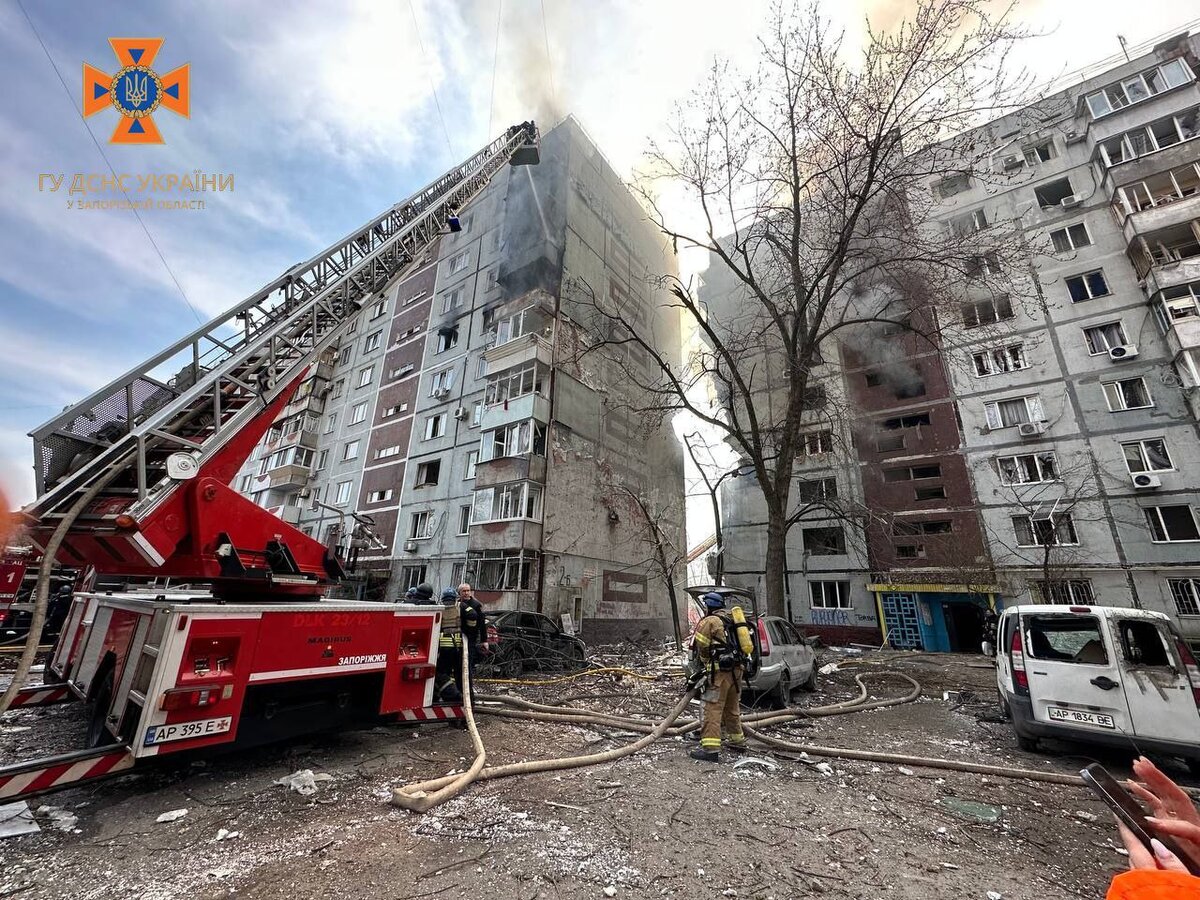 Кривое» ПВО Украины попало по жилому дому в Запорожье | Политнавигатор |  Дзен