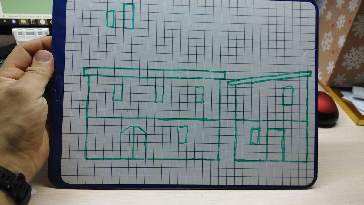 Внешний вид хозблока 