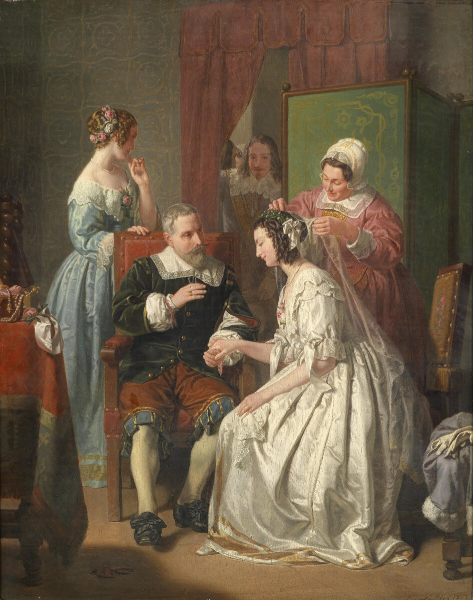 Невеста. худ. Л. Леффлер. 1852 г.