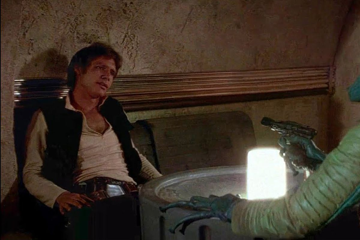 Хан Соло стреляет в Гридо