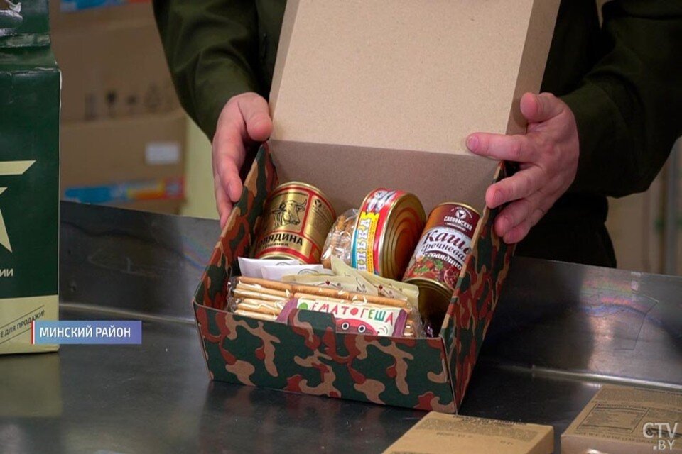     Назван состав сухпайков для военных в Беларуси. Фото: ctv.by