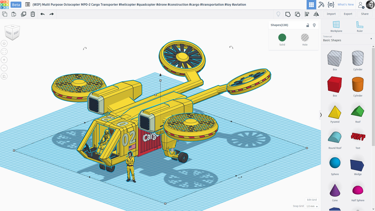 Tinkercad 3d моделирование