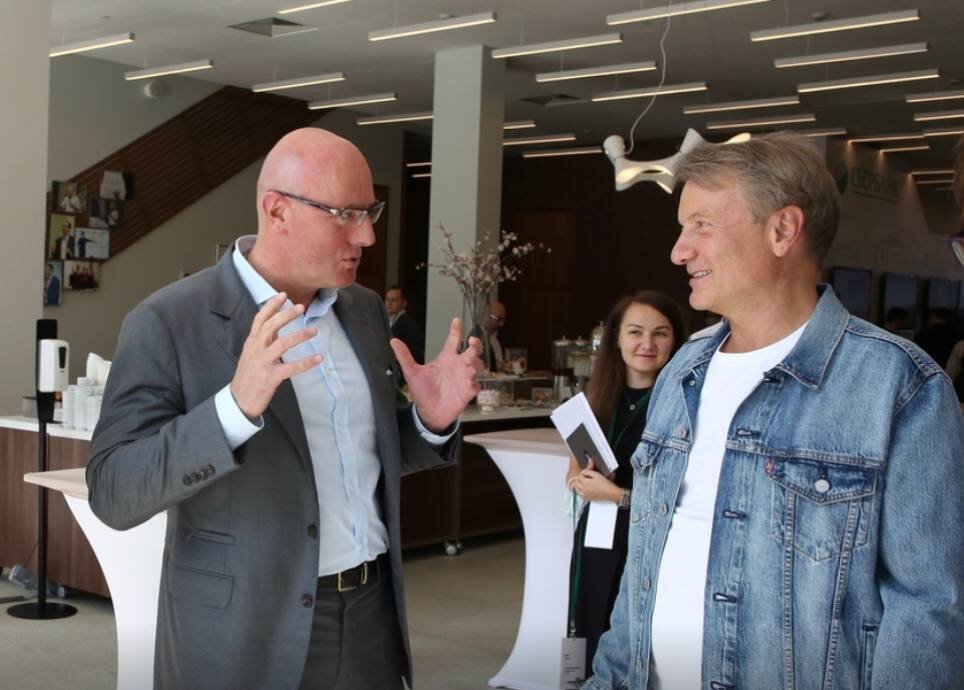 Дмитрий Чернышенко и Герман Греф