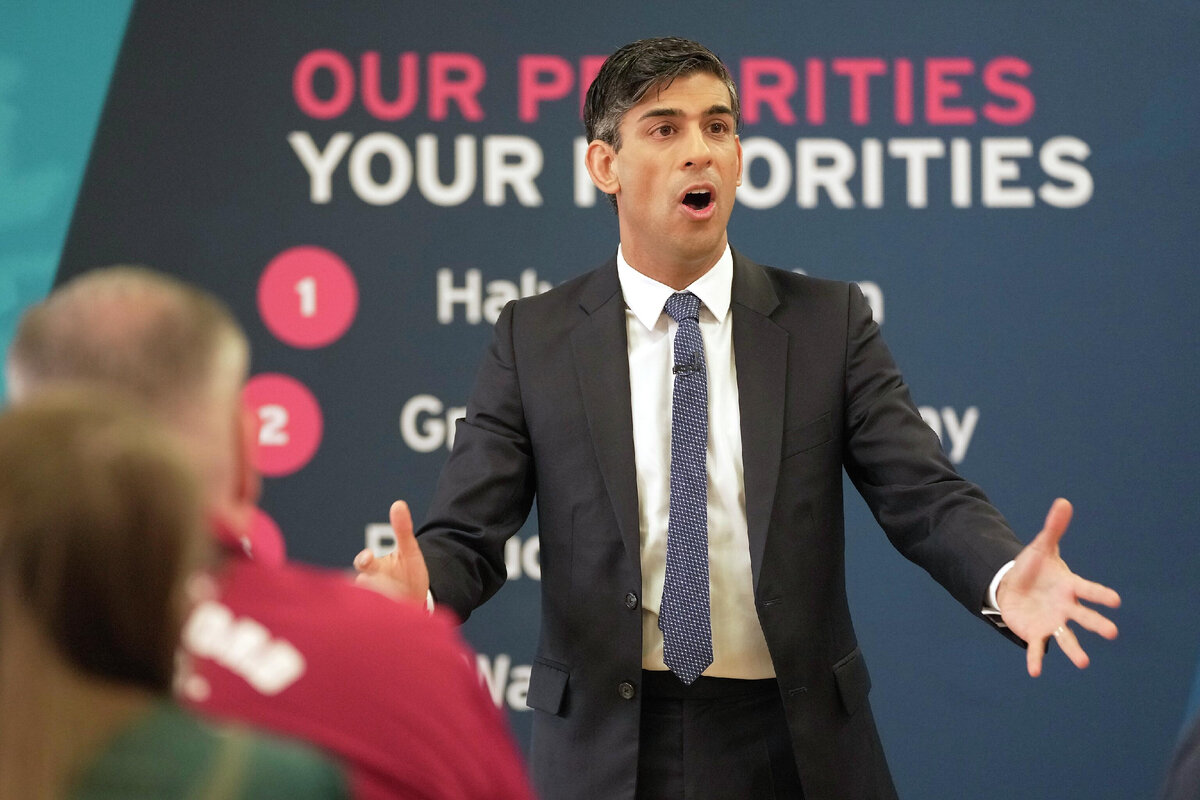 Премьер-министр Великобритании Риши Сунак