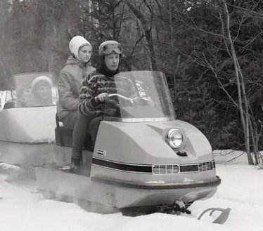 Раняя версия снегохода.