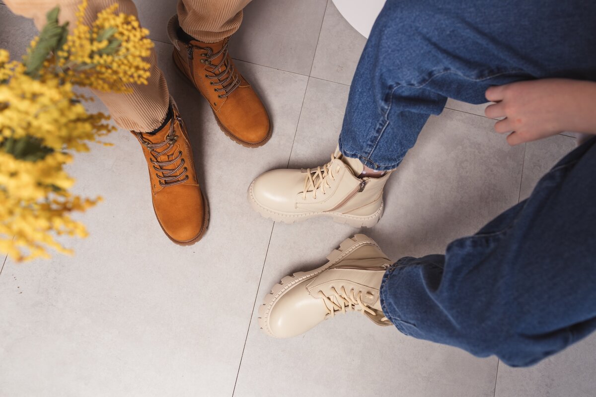 Ботинки IRIDIS в стиле гранж 