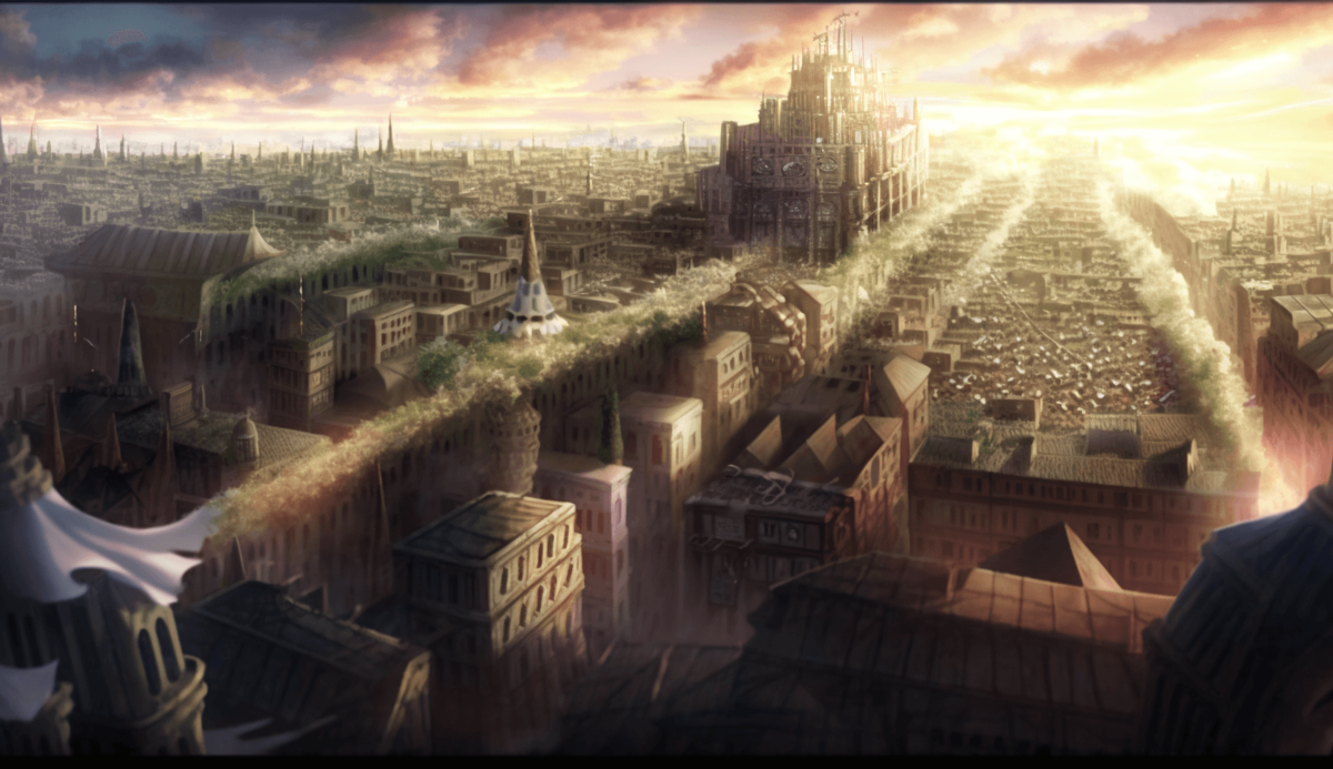 Подсказка: A walled city under siege by colossal Titans