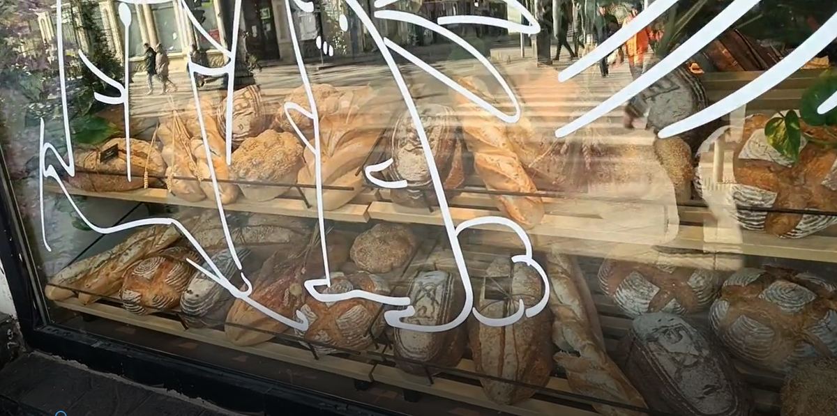 Хлебобулочные изделия "Хлебные истории". Фото авторское.