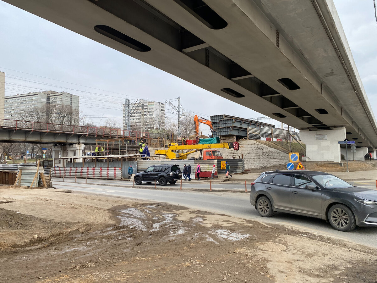 Строительство железнодорожного моста в створе будущего МЦД-4 ведётся районе  Нижегородский | altegolive | Дзен