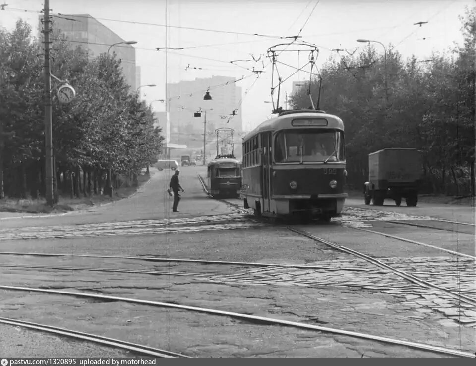 Черемушки трамвай. Москва 1972 год фото.