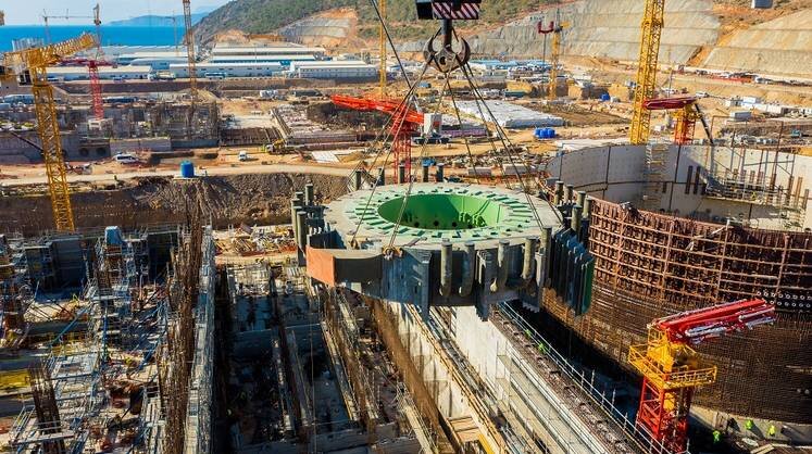    Росатом На строительстве блока № 3 АЭС «Аккую» в Турции