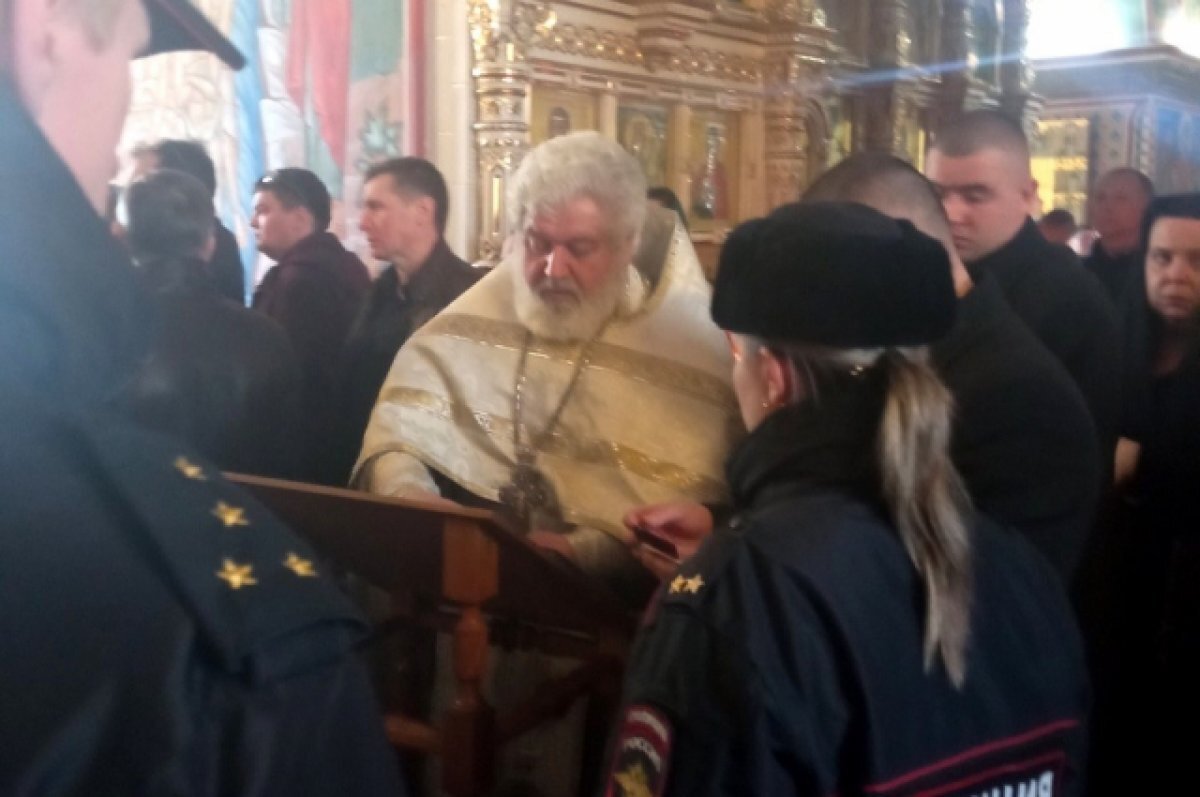    В Туле священник высказался на отпевании погибшего в Ингушетии полицейского