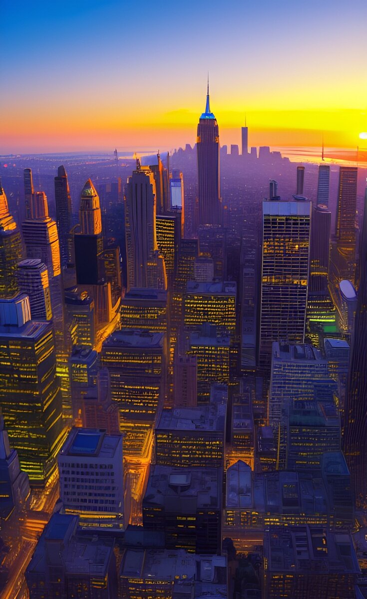 Картинка автора созданная при помощи нейро сети