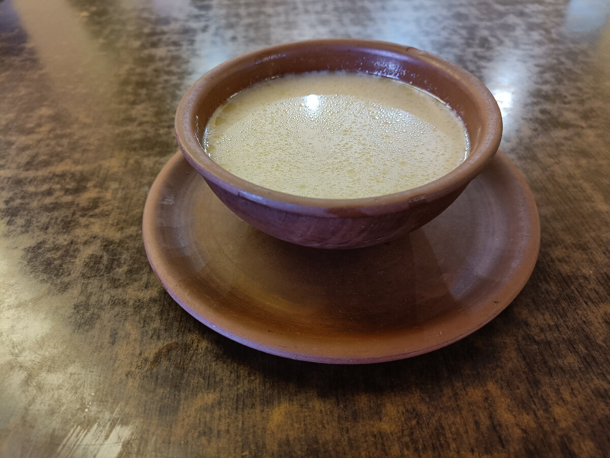 Джомба - калмыцкий чай. Фотография автора 