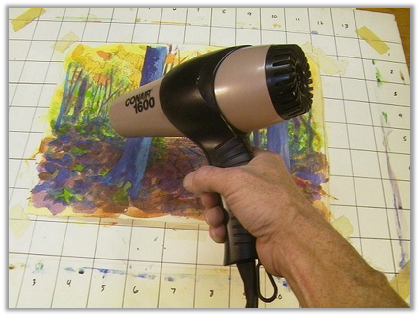 Сушка картин масляных красок. Сушить картину маслом. Джастин геффри картины мастихином. Засохшая масляная краска. Фен в живописи.