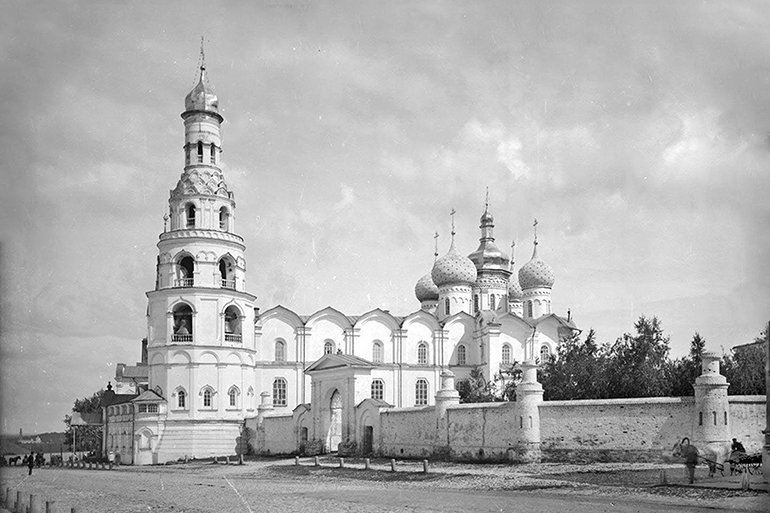 Благовещенский собор казанского Кремля. Фото конца XIX века.