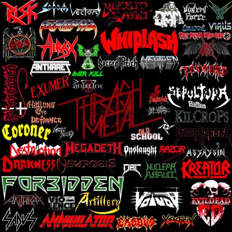 Логотипы метал групп. Эмблемы музыкальных групп. Логотипы рок групп. Логотипы трэш метал групп.