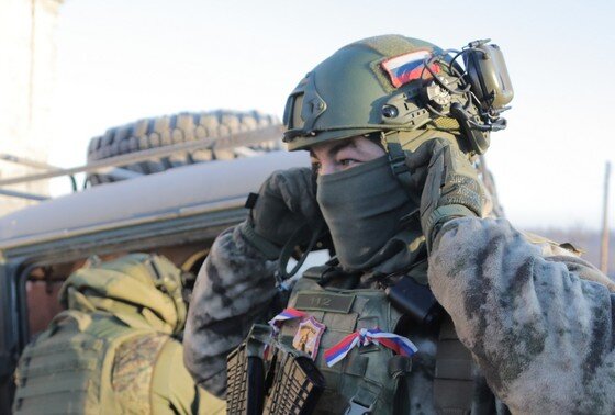    Военнослужащий РФ в зоне проведения СВО