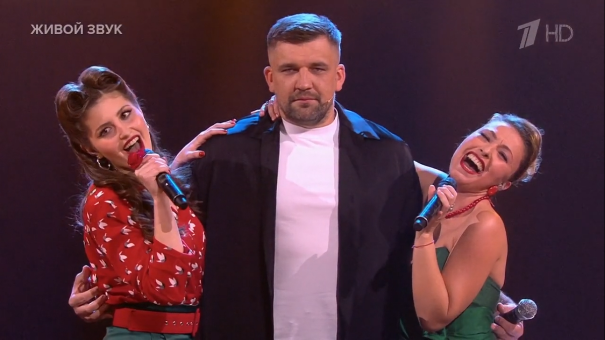 Полина Кузьмина, Баста и Виктория Гиссен.