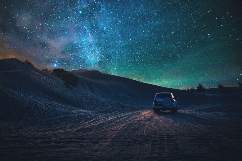 Take a Desert Safari: Experience the beauty of the Arabian Desert with a thrilling 4x4 ride over the sand dunes, camel riding, and traditional entertainment like belly dancing and henna painting.