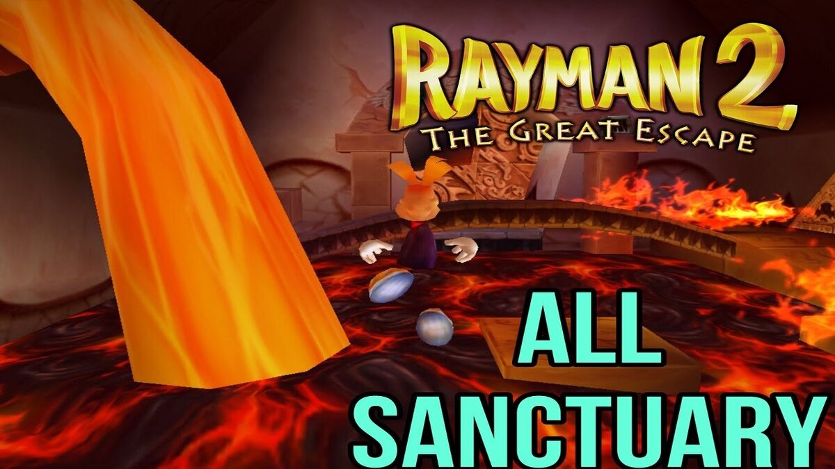 rayman 2 all sanctuary